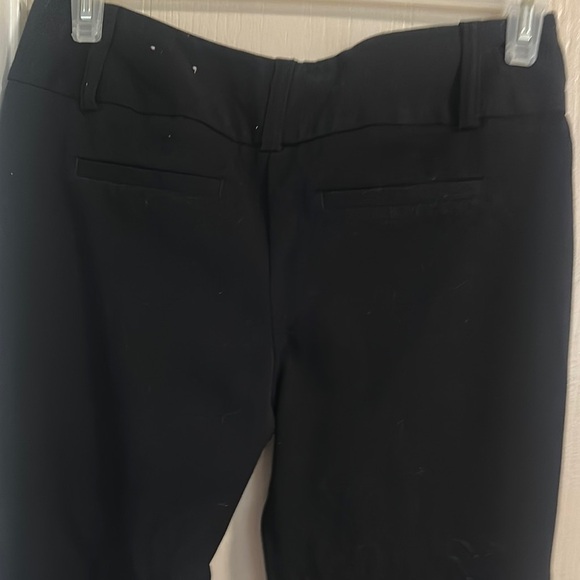 Black High-Waisted Wide Leg Dress Pants 5/6 Short Maurices - Picture 5 of 5